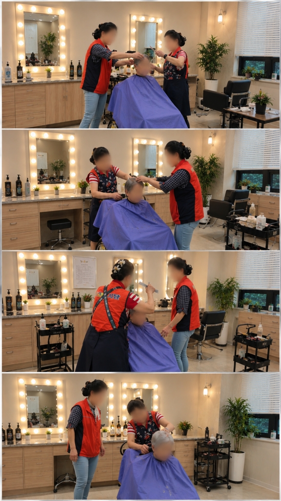 라온봉사단- 이미용 봉사